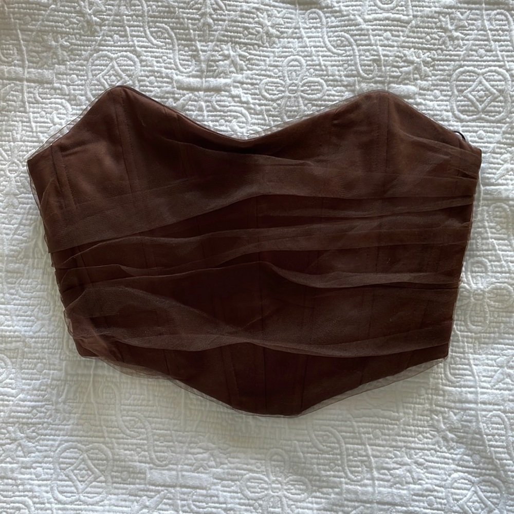 Corset tulle Zara Top